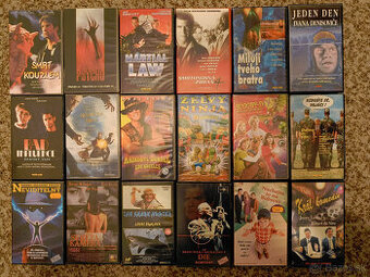 6 euro/kus - VHS videokazety originálne český dabing