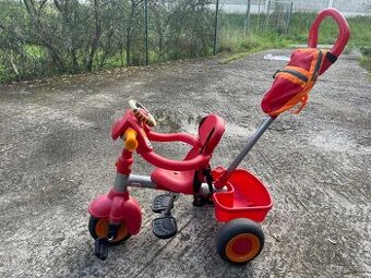 Trojkolka s riadiacou tyčou