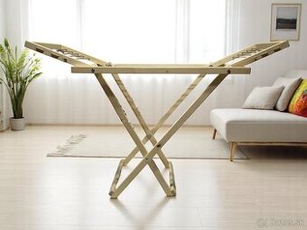 Veľký drevený rozkladaci sušiak na bielizeň