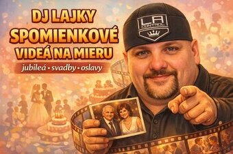 Spomienkové video na mieru – jubileá, svadby, oslavy