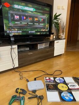 PlayStation 1 PSone – herná konzola - set + 6 hier (PAL)