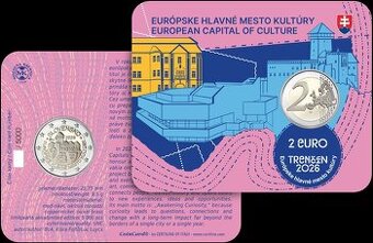 2 € euro coincard Trenčín 2026 Slovensko