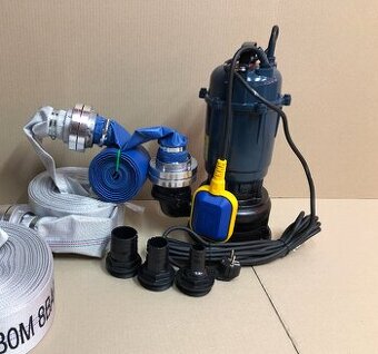 Ponorné kalové čerpadlo s drvičom vnútri s plavákom