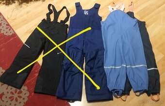 Nohavice do dazda 2x