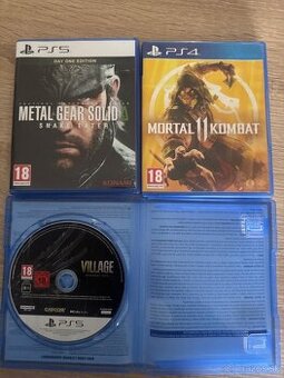 PS5 a PS4 hry – Metal Gear Solid, Mortal Kombat, Resident Ev