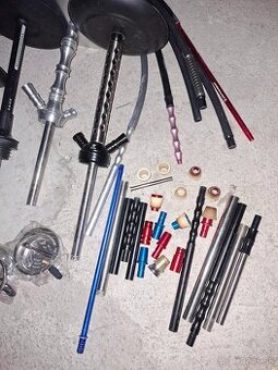 Vodné fajky - súčasti