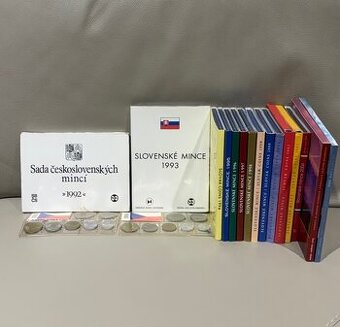 sady obehových mincí