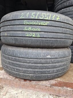 215/55/R17 letné  2ks