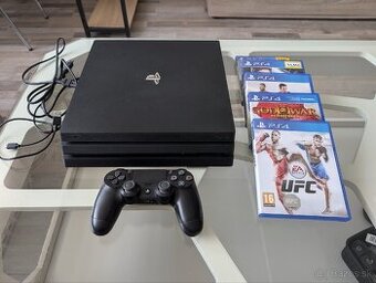 Playstation 4 PRO 1TB + hry