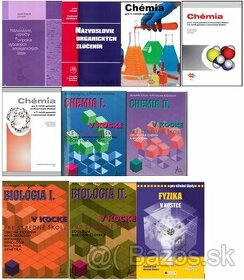 Učebnice biológia, chémia, fyzika