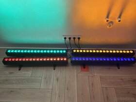 LED Bar 18x18W RGBWA UV 4ks Nepoužité, nové