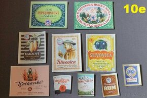 staré pivné -alkohol etikety/ karty