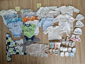 Oblečenie pre bábätko do veľkosti 56 a perinka