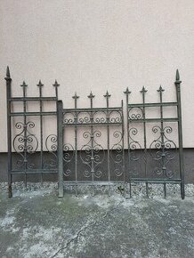 Kovaný plot s bránkou