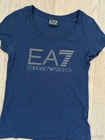 EA7 Emporio Armani tričko XS modré originál