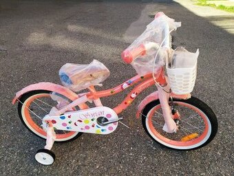 Nový dievčenský bicykel 16"