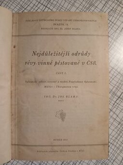 Starozitna kniha o vinarstve v Ceskoslovensku
