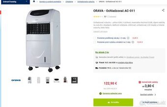 Ventilator, ochladzovac, ohrievac Orava