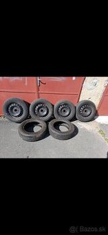 Plechové disky 5x118 r16 +pneu 195/65r16c
