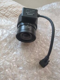 Objektív na CCTV kameru fish eye lense. Sirokouhla.