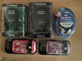 Predám rôzne slúchadlá Verbatim
