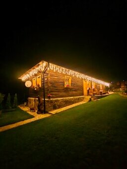 Na predaj drevenica s pozemkom - 1194 m² a bazénom v obci Mi