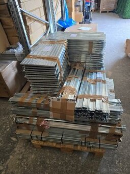 Predaj plechové regály zostavy (police a nosníky) - viac ks