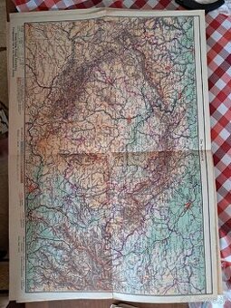 Mapa Protektorátu Čechy a Morava