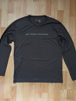 Čierne / hnedé tričko L