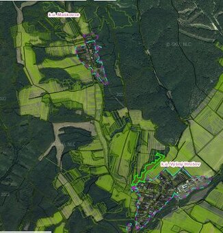 Predám Lesy a TTP v obci Vyšný Hrušov (PARCELA E 732/2)