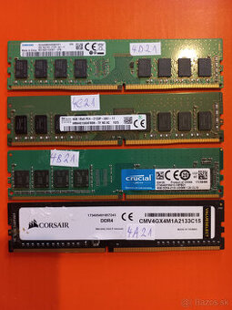 RAM 4GB DDR4 MIX UDIMM 2133 MHz do PC