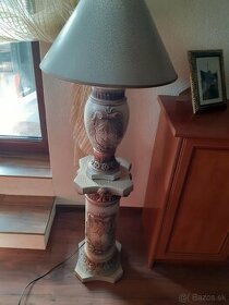 Predám luxusnú lampu s podstavcom_keramika - 1