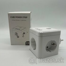 CUBE WALL POWER STRIP-6v1 USB zásuvka s vypínačom - 1