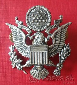 Odznak čiapkový vojenský USA - 1