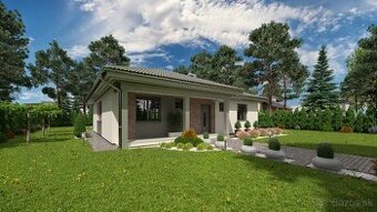 4 izbové bungalovy so zastrešenými terasami v Lehniciach - 1