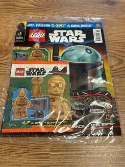 LEGO časopis 8/2023 a C-3PO + Gonk Droid