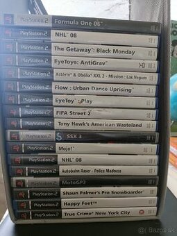 Rôzne hry na Ps2 a Ps3