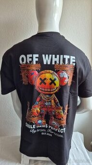 predám off white čierne tričká veľkosť L