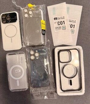 Predám kryt + ochranné sklíčko iPhone 16 Pro