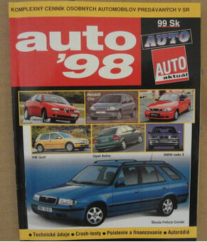 Predám knihu auto 98