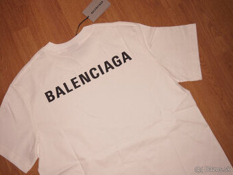Balenciaga pánske tričko biele