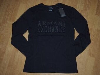 Armani Exchange pánske tričko s dlhým rukávom