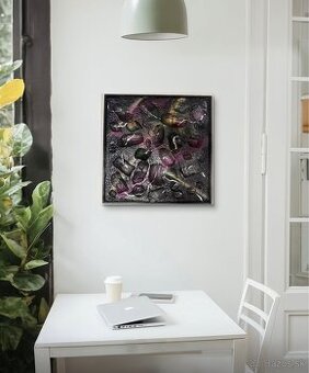 3D obraz Sopečné kamene 51x51cm