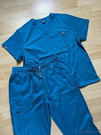 Zdravotnícke oblečenie (modro-tyrkysová) - 1
