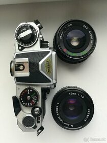 Nikon FE , základný + širokouhlý objektív. - 1