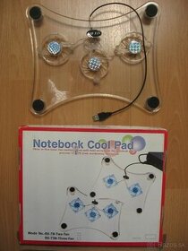 Chladič pod notebook Cool pad s 3 ventilátormi (viď foto): - 1