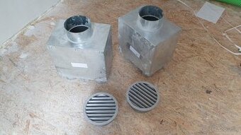 Boxy na rozvod vzduchotechniky 2ks, 1 vstup 6 výstupov