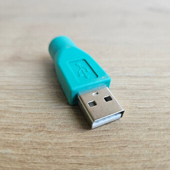 Redukcia pre mys z PS2 na USB-A