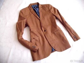 H&M pánske tenšie sako M-L (50)