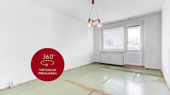 AXIS REAL | Veľký 2i byt s potenciálom 3i, lodžia, nepriecho
